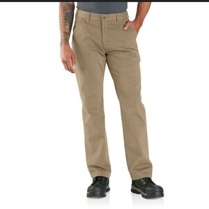 Carhartt utility work pants tan casual outdoor winter 42x 34 like new